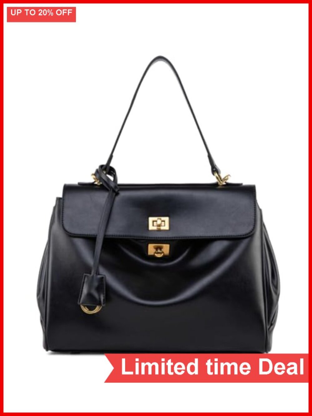 NGGU Suede & Leather Tote Bag, Satchel Purse, Travel Work Handbag